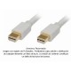 Cable Mini DisplayPort macho a macho 1.8 m